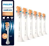Сменные насадки для зубной щётки Philips Sonicare Premium All-in-One HX9096/87 белые, 6 шт White — фото 1