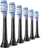 Сменные насадки для зубной щётки Philips Sonicare Premium Gum Care HX9056/88 чёрные, 6 шт — фото 2