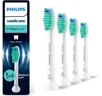 Сменные насадки для зубной щётки Philips Sonicare ProResults HX6014/87 белые, 4 шт