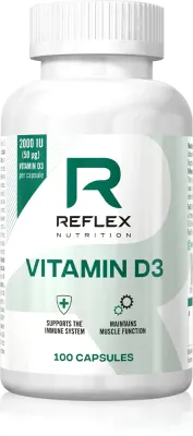 Витамин D3 Reflex Nutrition Vitamin D3 для спортсменов, 100 капсул, 70 г