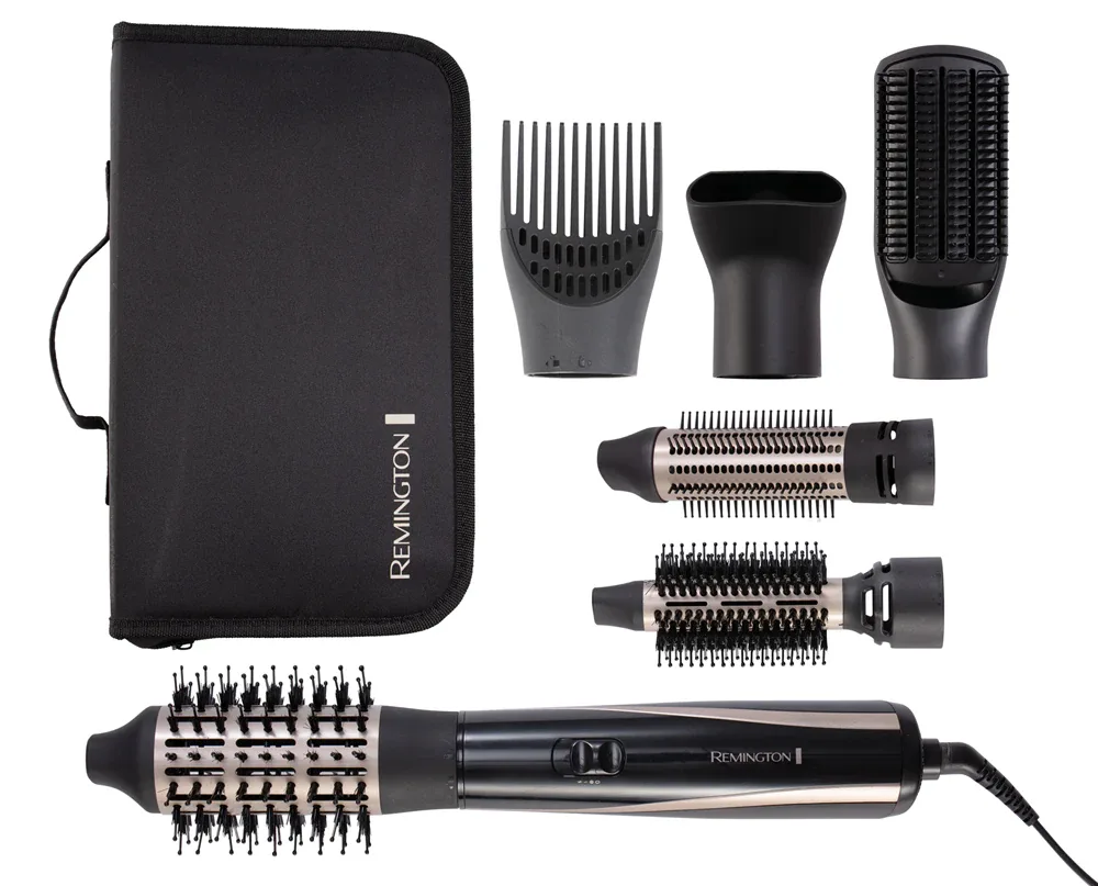 Фен-щётка Remington Blow Dry Style AS7700 с ионизацией, регулировкой скорости и температуры, 1 шт