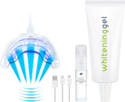 Набор RIO USB teeth whitening для отбеливания зубов, с лампой LED
