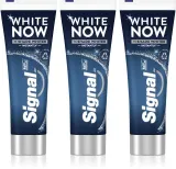 Зубная паста Signal White Now отбеливающая, с уходом за дёснами, 3 x 75 мл — фото 1