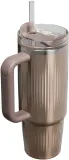 Термостакан Stanley Quencher H2.O FlowState Fluted Tumbler большой, с удобной ручкой, 890 мл — фото 2