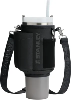 Чехол-переноска для термостакана Stanley The All Day Quencher Carry-All с карманами и ремешком, 1180 ml Black