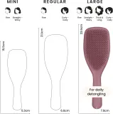 Щётка для волос Tangle Teezer The Ultimate с особым расположением зубцов, для бережного расчёсывания, 1 шт rozmiar L rozmiar L Pink Velvet — фото 3