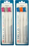 Набор зубных щёток TELLO 3940 Medium 3pack средней жёсткости, с компактной головкой, 3 шт — фото 2