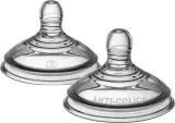 Соска для бутылочки Tommee Tippee Advanced Anti-Colic силиконовая, 2 шт Fast Flow 6m+ — фото 2