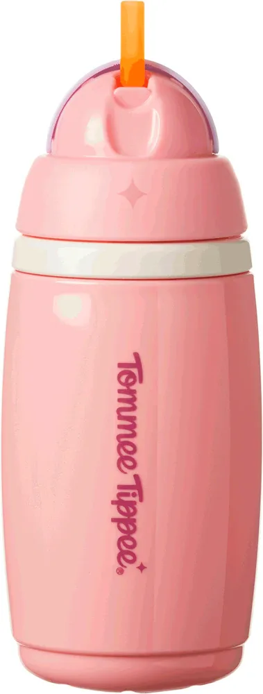 Поильник Tommee Tippee Active Cup со соломинкой, непроливайка, 266 мл
