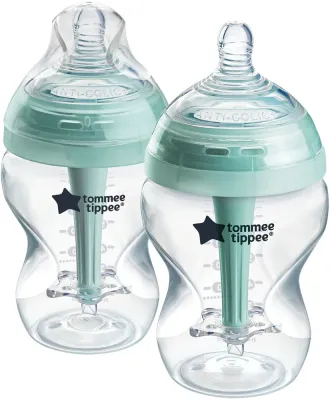 Бутылочка для кормления Tommee Tippee Advanced Anti-Colic с силиконовой соской, 2× 260 мл Slow Flow 0m+