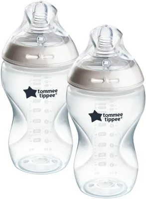 Бутылочка для кормления Tommee Tippee Natural Start Anti-Colic для детей от 3 месяцев, 2× 340 мл Medium Flow 3 m+