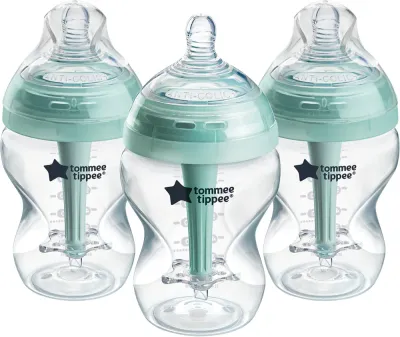 Бутылочка для кормления Tommee Tippee Advanced Anti-Colic антиколиковая, с рождения, 3× 260 мл samosterylizująca Slow Flow 0m+