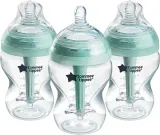 Бутылочка для кормления Tommee Tippee Advanced Anti-Colic антиколиковая, с рождения, 3× 260 мл samosterylizująca Slow Flow 0m+ — фото 1