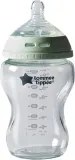 Бутылочка для кормления Tommee Tippee Closer To Nature Glass стеклянная, с силиконовой соской, 250 мл Glass 0m+ — фото 1