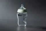Бутылочка для кормления Tommee Tippee Closer To Nature Glass стеклянная, с силиконовой соской, 250 мл Glass 0m+ — фото 3