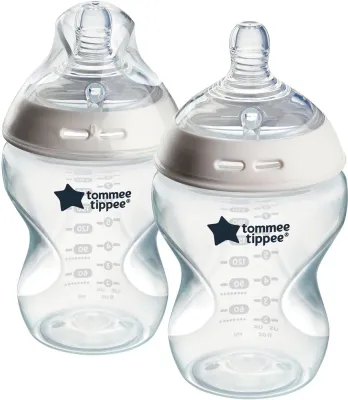 Бутылочка для кормления Tommee Tippee Natural Start Anti-Colic с самостерилизацией, 2× 260 мл Slow Flow 0m+