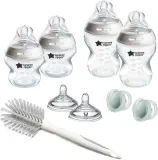 Набор для кормления Tommee Tippee Natural Start Anti-Colic с антиколиковым клапаном samosterylizująca 0 m+ White — фото 1