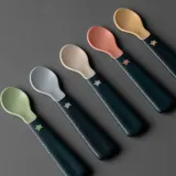 Набор детских столовых приборов Tommee Tippee Easigrip с формой для удобного захвата, 5 шт 4 m+ — фото 5