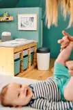 Контейнер для подгузников Tommee Tippee Simplee White с антибактериальной плёнкой, 1 шт — фото 5