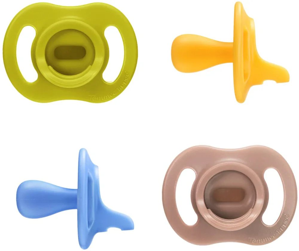 Пустышка Tommee Tippee Ultra Light Stay Put силиконовая, 6-18 месяцев, 4 шт