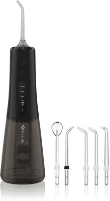 Ирригатор Truelife AquaFloss Compact L100 Black для полости рта, с 6 насадками, 1 шт
