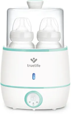 Подогреватель для детских бутылочек Truelife Invio BW Double на 2 бутылочки, с функцией стерилизации, 1 шт