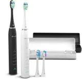 Щётки Truelife SonicBrush Clean30 Duo звуковые, комплект чёрная и белая, 2 шт — фото 1
