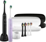 Зубная щётка Truelife SonicBrush Compact звуковая, электрическая, набор 2 шт Duo Black / Lavender — фото 1