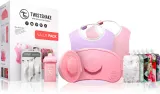 Набор детской посуды Twistshake Tableware Set for Girl розовый, с тарелкой и приборами, подарочный Pink — фото 1