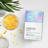 Биологически активная добавка VPLab Omega 3-6-9 с жирными кислотами омега 3, 6 и 9, 136 г — фото 1