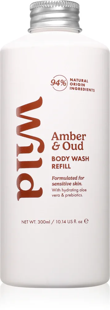 Гель для душа Wild Amber Oud Refill очищающий, увлажняющий, 300 мл