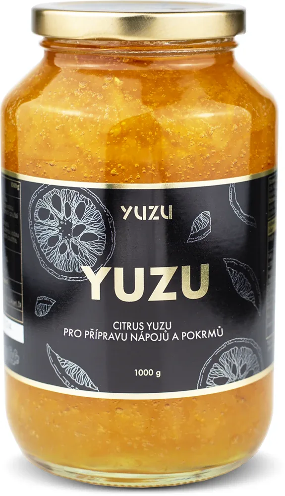 Плоды юзу консервированные Yuzu Yurami Yuzu с сахаром и мёдом, источник витамина C