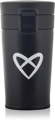 Термобутылка ZOE Insulated Coffee Bottle, для горячих и холодных напитков, чёрная, 300 мл kolor Black