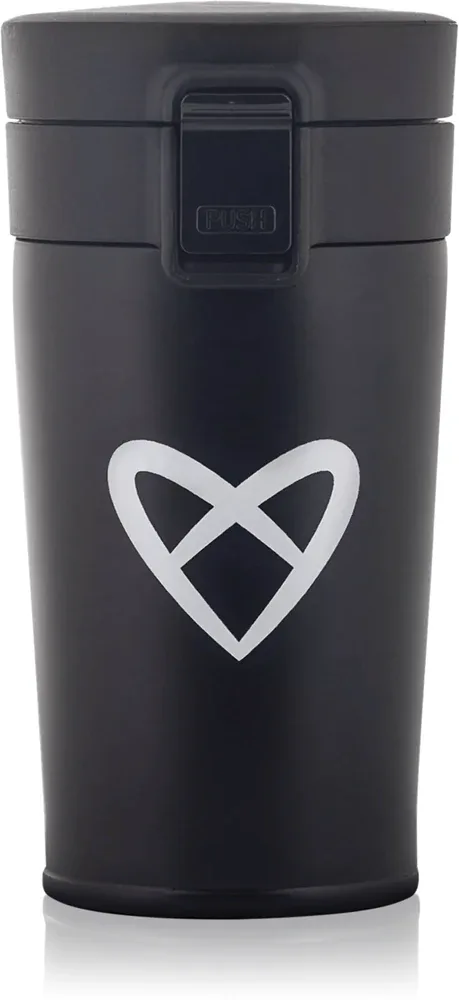 Термобутылка ZOE Insulated Coffee Bottle, для горячих и холодных напитков, чёрная, 300 мл kolor Black