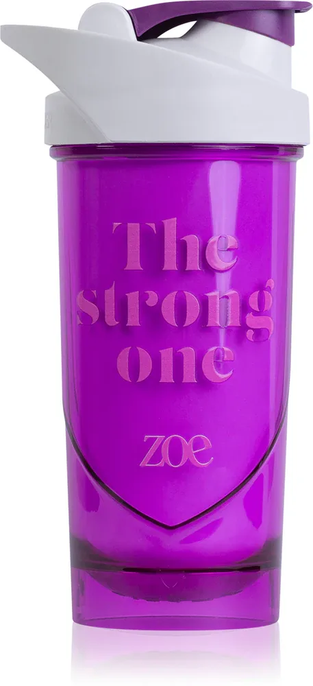 Шейкер спортивный ZOE Shieldmixer Pro The Strong One для протеиновых коктейлей, BPA free, 700 мл kolor Purple