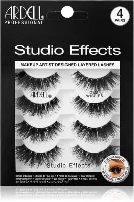 Ресницы накладные Ardell Studio Effects на прозрачной ленте, набор, 4 пары Demi Wispies