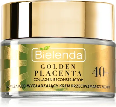 Крем для лица Bielenda Golden Placenta Collagen Reconstructor увлажняющий, разглаживающий, для зрелой кожи 40+, 50 мл