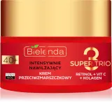 Крем для лица Bielenda Super Trio увлажняющий, против морщин, для зрелой кожи 40+, 50 мл 40+ — фото 1