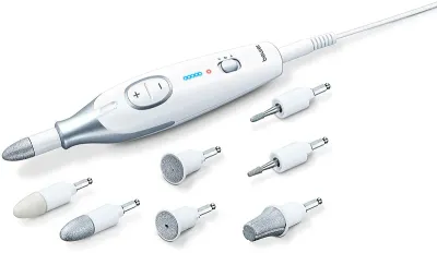 Набор для маникюра и педикюра BEURER MP 42 с 7 сменными насадками, сетевой, 1 шт