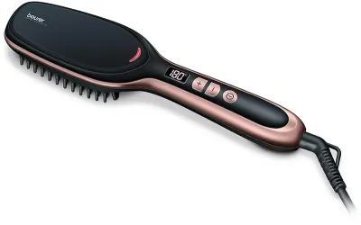 Расчёска-выпрямитель BEURER HS 60 с ионизацией, с регулировкой температуры, 1 шт