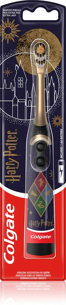Щётка зубная электрическая Colgate Harry Potter детская, с детским дизайном, 1 шт Silver