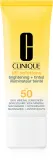 Крем тонирующий солнцезащитный Clinique Sun UV Solutions Brightening Tinted Sunscream SPF50, выравнивающий тон, 40 мл, оттенок 01 Light — фото 1