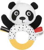 Прорезыватель с погремушкой Canpol babies BabiesBoo Teether and Rattle контрастный, лёгкий, 1 шт — фото 1