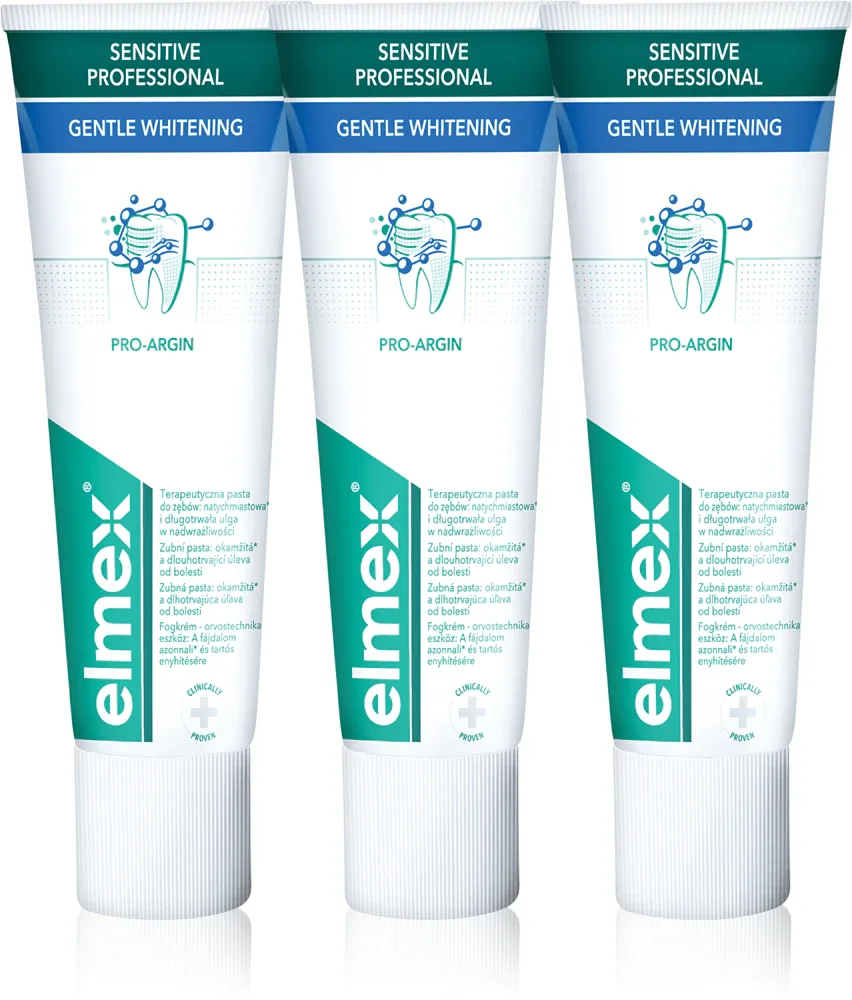 Зубная паста Elmex Sensitive Professional Gentle Whitening для чувствительных зубов, с отбеливающим действием