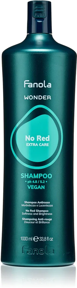 Шампунь для волос Fanola Wonder No Red Shampoo для тёмных и окрашенных волос, нейтрализующий