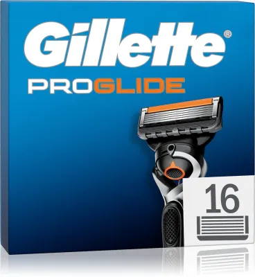 Кассеты сменные для бритвы Gillette ProGlide 5 лезвий, с триммером, 16 шт