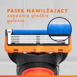 Кассеты сменные для бритвы Gillette Fusion5 5 лезвий, с индикатором износа, 20 шт — фото 8