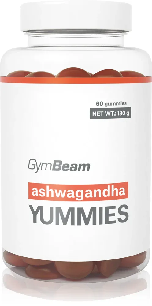 Ашваганда GymBeam Ashwagandha Yummies, жевательные пастилки, со вкусом лесных ягод, 180 г smak Forest Fruit