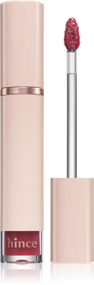 Помада для губ hince Mood Enhancer Water Liquid Glow жидкая, с глянцевым блеском, стойкая, 4 мл, оттенок 012 Cherished