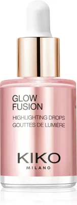 Хайлайтер для лица KIKO Milano Glow Fusion Highlighting Drops жидкий, с металлическим финишем, 9,5 мл